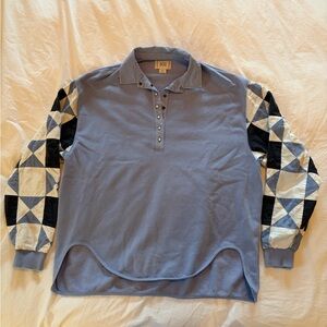 Urban Outfitters BDG quilted sleeve fleece shirt